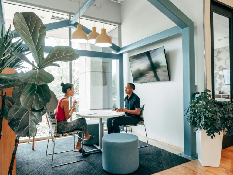 an interviewer practicing how to recruit employees in an interview